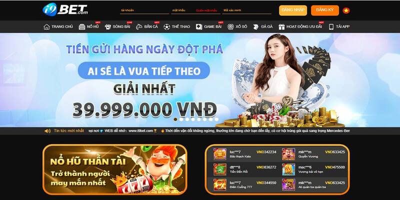 Nhà cái i9bet sân chơi đa dạng sảnh cược chất lượng